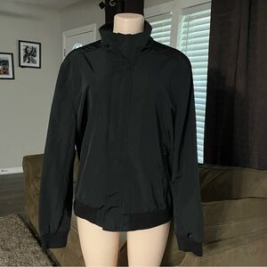 Express Large Men's Black Jacket weather rain resistant zipper warm winter